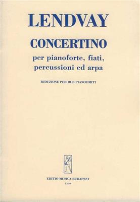 Kamilló Lendvay: Concertino per pianoforte, fiati, percussioni ed: Klavier Duett