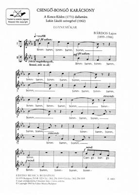 Lajos Bárdos: Csengo-bongo Karacsony: Kinderchor A cappella