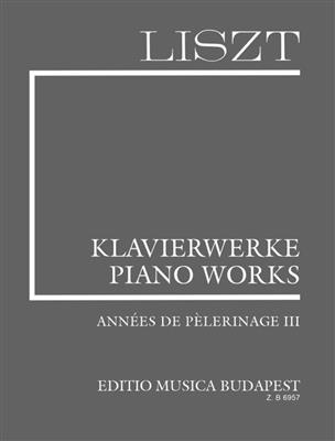 Annees de Pelerinage Band 3: Klavier Solo
