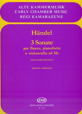 Georg Friedrich Händel: 3 sonate: Flöte mit Begleitung