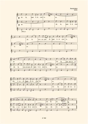 Schola cantorum XII Zwei- und dreistimmige Motett: Gemischter Chor mit Begleitung