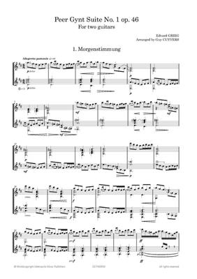 Edvard Grieg: Peer Gynt Suite No. 1, Op. 46: (Arr. Guy Cuyvers): Gitarre Duett