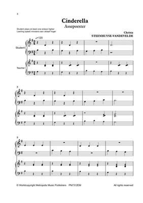 Christa Steenhuyse-Vandevelde: Cinderella - 8 easy Pieces: Klavier Duett