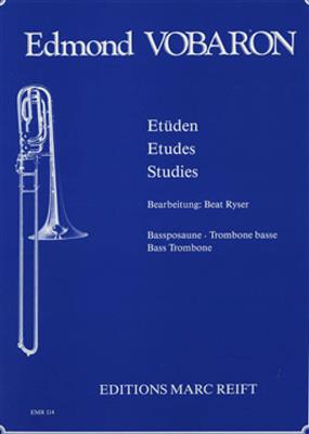 Edmond Vobaron: Studies for Bass Trombone: Posaune Solo