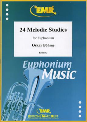 Oskar Böhme: 24 Melodic Studies: Bariton oder Euphonium Solo