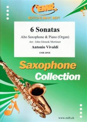 Antonio Vivaldi: 6 Sonatas: (Arr. John Glenesk Mortimer): Altsaxophon mit Begleitung