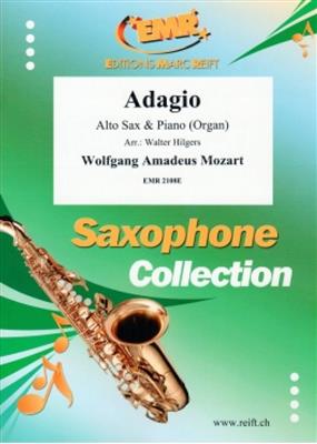 Wolfgang Amadeus Mozart: Adagio: (Arr. Hilgers): Altsaxophon mit Begleitung