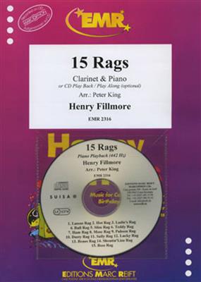 Henry Fillmore: 15 Rags: (Arr. King): Klarinette mit Begleitung