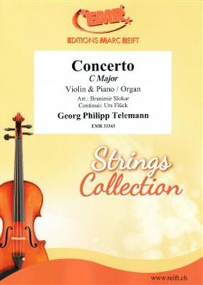Georg Philipp Telemann: Concerto C Major: (Arr. Branimir Slokar): Violine mit Begleitung