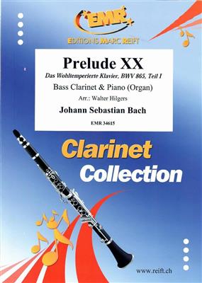 Johann Sebastian Bach: Prelude XX: (Arr. Walter Hilgers): Bassklarinette