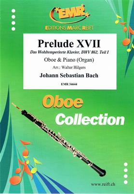 Johann Sebastian Bach: Prelude XVII: (Arr. Walter Hilgers): Oboe mit Begleitung