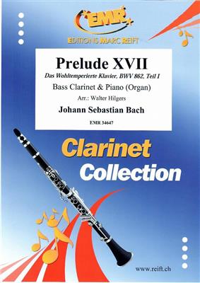 Johann Sebastian Bach: Prelude XVII: (Arr. Walter Hilgers): Bassklarinette