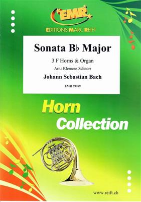 Johann Sebastian Bach: Sonata Bb Major: (Arr. Klemens Schnorr): Horn Ensemble
