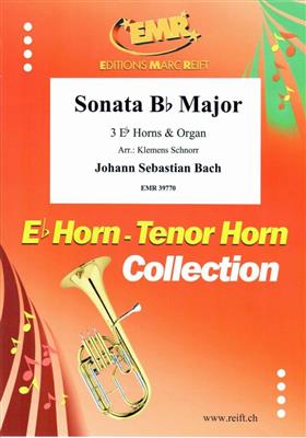 Johann Sebastian Bach: Sonata Bb Major: (Arr. Klemens Schnorr): Horn Ensemble