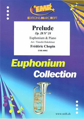 Frédéric Chopin: Prelude: Bariton oder Euphonium mit Begleitung