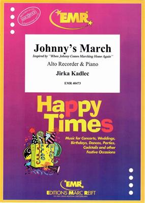 Jirka Kadlec: Johnny's March: Altblockflöte mit Begleitung