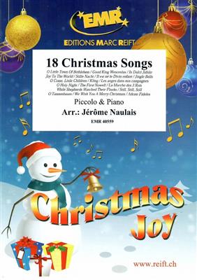 18 Christmas Songs: (Arr. Jérôme Naulais): Piccoloflöte