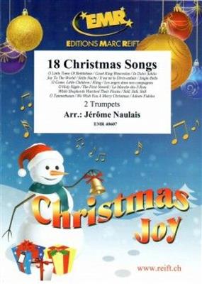18 Christmas Songs: (Arr. Jerome Naulais): Trompete Duett