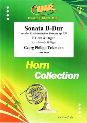 Georg Philipp Telemann: Sonata F-Dur: (Arr. Annerös Hulliger): Horn mit Begleitung
