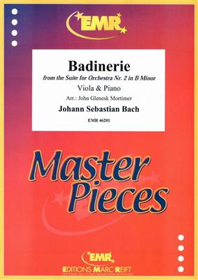 Johann Sebastian Bach: Badinerie: (Arr. John Glenesk Mortimer): Viola mit Begleitung