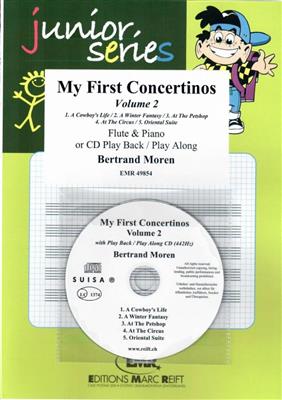 Bertrand Moren: My First Concertinos Volume 2: Flöte mit Begleitung