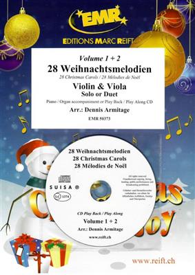 28 Weihnachtsmelodien Vol. 1 + 2: (Arr. Dennis Armitage): Klaviertrio