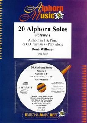 René Willener: 20 Alphorns Solos Volume 1: Sonstige Holzbläser
