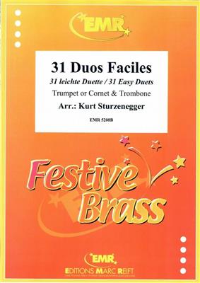 Kurt Sturzenegger: 31 Duos faciles: Gemischtes Blechbläser Duett