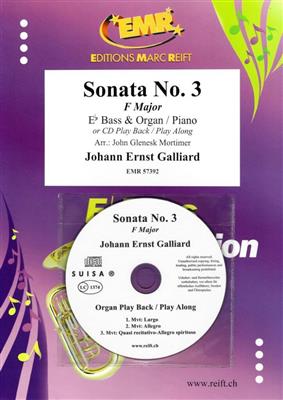 Johann Ernst Galliard: Sonata No. 3: (Arr. John Glenesk Mortimer): Tuba mit Begleitung