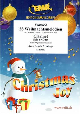 Dennis Armitage: 28 Weihnachtsmelodien Vol. 2: Klarinette mit Begleitung