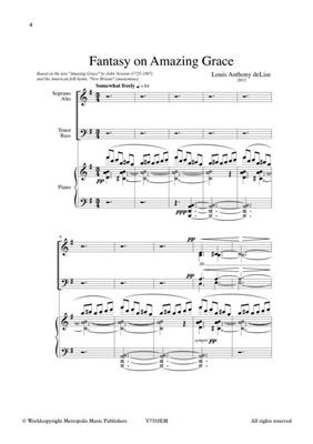 Louis Anthony DeLise: Fantasy on Amazing Grace: Gemischter Chor mit Klavier/Orgel