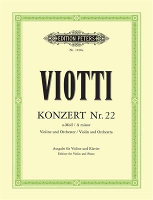 Giovanni Battista Viotti: Concerto No.22 in A minor: Violine mit Begleitung