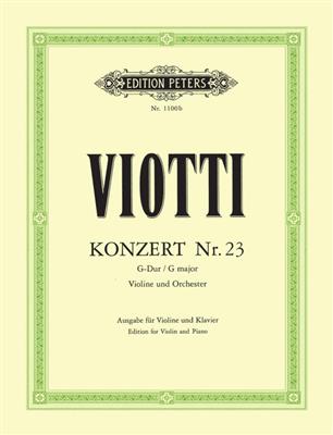 Giovanni Battista Viotti: Concert 23 G: Viola mit Begleitung