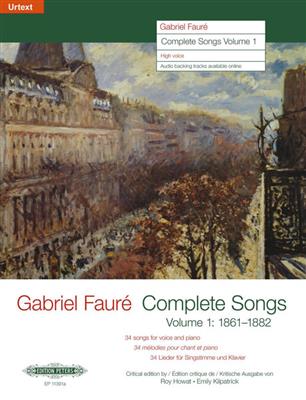 Complete Songs Vol. 1: Gesang mit Klavier