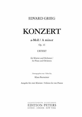 Edvard Grieg: Piano Concerto A Minor Op. 16: Orchester mit Solo
