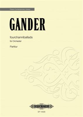 Bernhard Gander: fourchanniballads: Orchester
