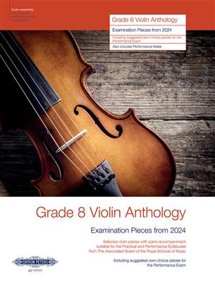 Grade 8 Violin Anthology from 2024