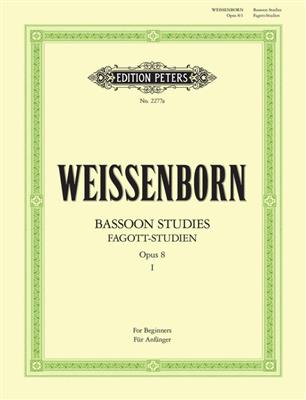 Julius Weissenborn: Fagottstudien 1 Op.8 - Bassoon Studies 1: Fagott Solo