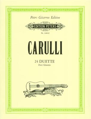 Ferdinando Carulli: 24 Duette für 2 Gitarren: Gitarre Duett