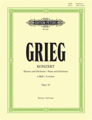 Edvard Grieg: Piano Concerto in A minor Op. 16: Orchester mit Solo