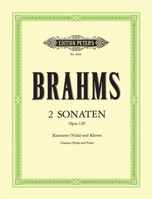 Johannes Brahms: 2 Sonatas For Clarinet or Viola: Klarinette mit Begleitung