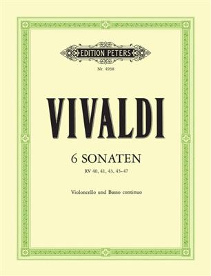 Antonio Vivaldi: 6 Sonatas: Cello mit Begleitung