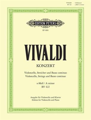 Antonio Vivaldi: Concerto in A minor RV442: Cello mit Begleitung