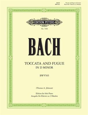 Johann Sebastian Bach: Toccata And Fugue In D Minor - Piano Solo: (Arr. Thomas A. Johnson): Klavier Solo