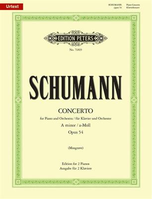 Robert Schumann: Concerto In A Minor Op.54: Klavier Duett