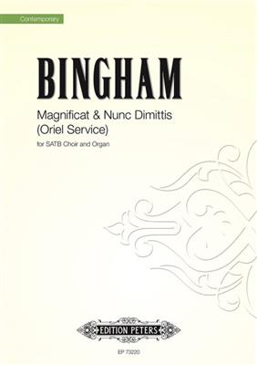 Judith Bingham: Magnificat and Nunc Dimittis: Gemischter Chor mit Klavier/Orgel