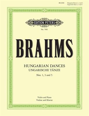 Johannes Brahms: Hungarian Dances Nos. 1, 3 And 5: Violine mit Begleitung
