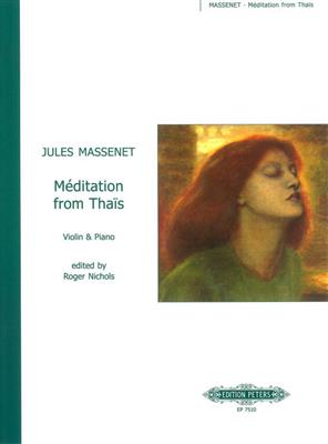 Jules Massenet: Méditation from "Thaïs": Violine mit Begleitung