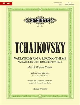 Pyotr Ilyich Tchaikovsky: Variations On A Rococo Theme Op.33: Cello mit Begleitung