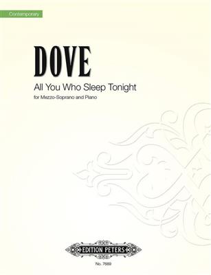 Jonathan Dove: All You Who Sleep Tonight: Gesang mit Klavier